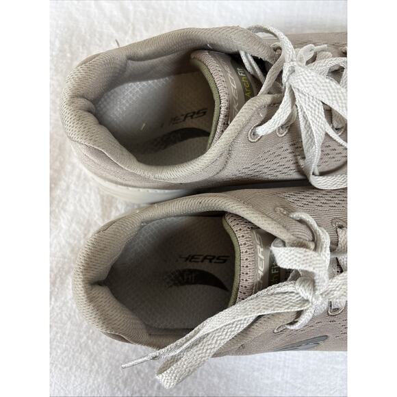 Skechers Arch Fit Athletic Walking Sneakers Shoes Taupe Mesh Comfort 7 - Picture 6 of 13